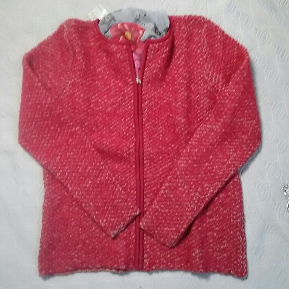 ***SOLD***Elegant Alpaca zip cardigan - Picture 5 of 5